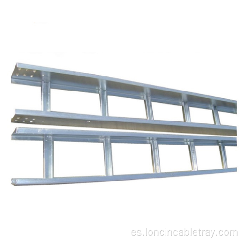 Bandeja de cable de escalera de aleación de aluminio con varios tamaños